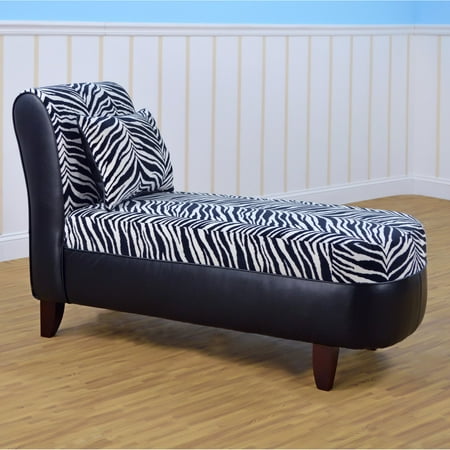 Animal Print Chaise Lounge Compare Prices At Nextag Kangaroo Tween Zebra Pattern Chaise Lounge