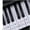 Colorful, variant on Piano Keyboard Stickers for 37/49/54/61/88 Full Set Transparent Stickers Kids and Beginners Learning Piano, Removable, Leaves No Residue, Black and White