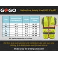 thumbnail image 2 of GOGO Big & Tall 9 Pockets High Visibility Zipper Front Safety Vest With Reflective Strips, Meets ANSI Standards-Blue-US XL, 2 of 7