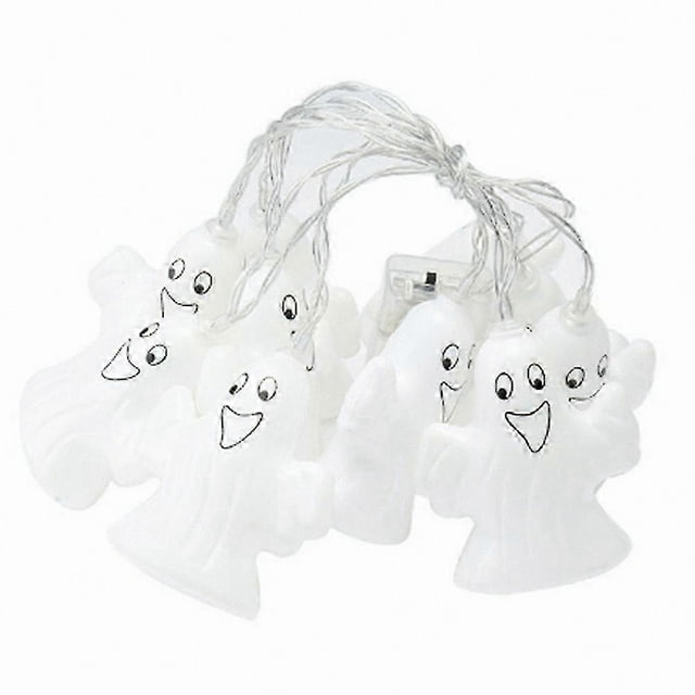 Mini Ghost LED String Lights for Halloween Decoration, 3m with 20 LEDs Night Light