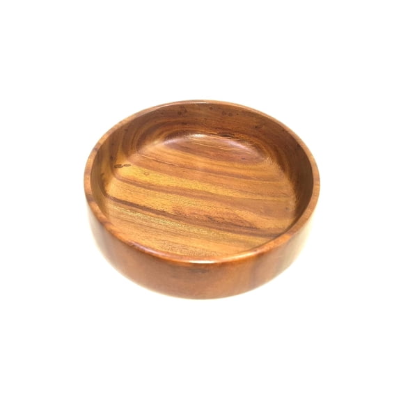 Wooden Bowl Perfect For Salads, Fruit And Entertaining (Diameter 4 inches) (Small) ,300 Ml