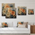 thumbnail image 4 of Designart "Peach Succulents Flowers peaceful Succulents" Floral Print on Natural Pine Wood, 4 of 5