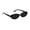 Black#0909-235, variant on Unisex Oval Sunglasses - Retro 90s Style Lightweight UV Protection Eyewear for Men and Women Black