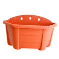 thumbnail image 1 of DOLITY Pot de Fleurs Suspendu Support de Plantes Auto-Arrosant pour Balcon Cour Orange, 1 of 9