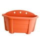thumbnail image 1 of Maceta colgante para plantas con riego automático, soporte para barandilla, balcón y patio Naranja, 1 of 8