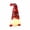 Red, variant on Christmas Gnome Santa, Light Up Elf Holiday Present,Faceless Elderly Christmas Decorations, Battery Operated Winter Tabletop Christmas Decorations