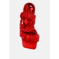 thumbnail image 5 of Merker Ruched Spool Heel Casual Sandals, 5 of 10
