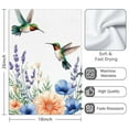 thumbnail image 3 of 2 Pcs Funny Kitchen Towels,Hummingbird and Flower Microfiber Dish Towels,Kitchen Tea Towels,Kitchen Towel Set (18" X 26"), 3 of 3