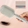 thumbnail image 5 of Portable Air Cushion Hair Brush - Retractable Scalp Massage Airbag Comb with One-Click Hair Removal Function, Anti-Winding Anti-Static, Super Soft Reduces Breakage-for Curly or Straight Styles (Blue), 5 of 9