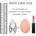 thumbnail image 3 of Small Urns for Ashes - Set of 4 1.57 Inch High Aluminium Mini Urns, Cremation Urns for Human/Pet Ashes Ashes Holder Small Keepsake urns for Family & Loved Ones-My Mind Still Talks to You, 3 of 6