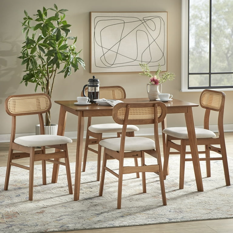 TMS Rika 5-Piece Indoor Mid Centry Dining Set - Walmart.com TMS Rika 5-Piece Indoor Mid Centry Dining Set - Walmart.com