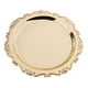 thumbnail image 2 of de de Plato de frutas Plato de servir dorado Bandeja de aperitivos Bandeja de cristal Plato decorativo Los 25cm, 2 of 8