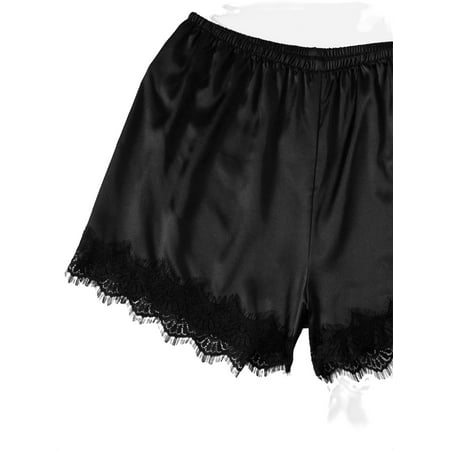 

Elegant Cami Strap Short Sets Sleeveless Black Womens Pajama Sets (Women s)