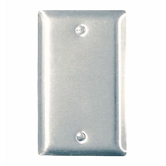Pass and Seymour SS13 Non-Magnetic Stainless Steel Single Gang Blank Wall Plate