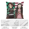 thumbnail image 5 of Demon Slayer Pillow Case Soft Pillow Cover Pillowcase Decorative Cushion Cover Home Decor 12 "x12 ", 5 of 8