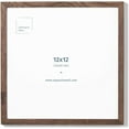 thumbnail image 1 of (12x12 in | 31x31 cm) Dark Oak Solid Oak Wood Picture Frame Poster Frame Wall Photo Frame, 1 of 7