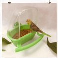 thumbnail image 5 of Alimentador multifuncional de jaula de pájaros para bañera - Alimentador automático de alimentos para pájaros de loros, accesorios de jaula de pájaros para pájaros pequeños JAMW Sencillez, 5 of 5