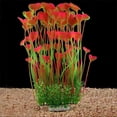 thumbnail image 2 of Grandes Plantes d'Aquarium Aquarium en Plastique Artificiel Décoration pour Tous les Poissons (Rouge), 2 of 5