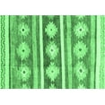 thumbnail image 1 of Ahgly Company Indoor Rectangle Abstract Emerald Green Modern Area Rugs, 8' x 12', 1 of 4