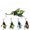 green, variant on Realistic Bionic Wasp Crawl Bait Lure,Topwater Insect Biomimetic Wasp Fishing Lures with Hooks