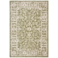 thumbnail image 3 of SAFAVIEH Courtyard Jaki Traditional Indoor/Outdoor Area Rug, 5'3" x 7'7", Green/Beige, 3 of 10