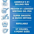 thumbnail image 3 of Tinta de gel retráctil Pen Pilot G2 Premium, negra, 0,7 mm, 36 unidades, 3 of 4