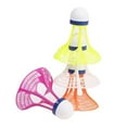 thumbnail image 1 of SPRING PARK 3Pcs Windproof Plastic Badminton Balls Shuttlecocks for Indoor Outdoor Sports Fitness Game, 1 of 7