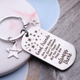 thumbnail image 3 of Inspirational Keychain Best Good Friends Keychains Engraved Mantra Birthday Jewelry Gift Keychain for Her Women Men, 3 of 11