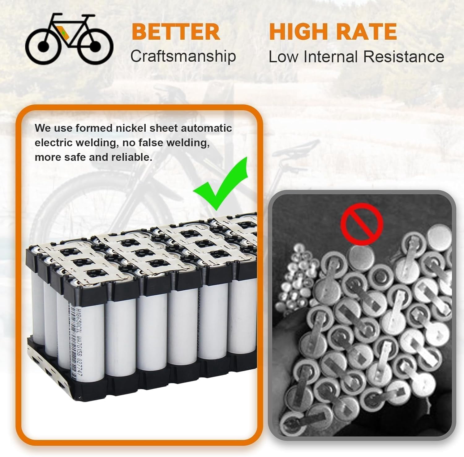 LGECOLFP 5-Pin 48V 15Ah Lithium Ion Replacement Battery with USB Charging Port for Up to 1000W Motor