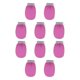thumbnail image 2 of Soidarity Guante de baño para adultos para el hogar, guantes exfoliantes para brazos, piernas, pecho, cuerpo, herramientas de ducha, accesorios, Rosa roja 10Conjunto, 2 of 6