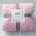 thumbnail image 4 of Soft Warm Plaid Fleece Bed Blanket Large Mesh Flannel Blankets Thick Breathable, 4 of 7