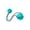 Blue, variant on huayou Suction Cup Tugging Chew, Interactive Rope Puller with Spiky Ball for Teeth Cleaning and Care