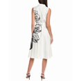 thumbnail image 2 of T Tahari womens  Fit & Flare Midi Dress, 12, White, 2 of 3
