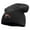 Black, variant on Boxer Dog Icon Embroidered Big Size Cotton Short Beanie - Black XL-3XL