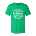 thumbnail image 2 of Wild Bobby, Pop-Pop Man Myth Legend Funny Dad Uncle Papa Granpa Dad Gift, Father's Day, Men Premium Tri Blend Tee, Envy, Small, 2 of 4