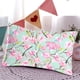 thumbnail image 5 of Funda de almohada con estampado digital de flores y satén Gonzo para niños, funda de almohada infantil con estampado digital de flores y satén, 5 of 8