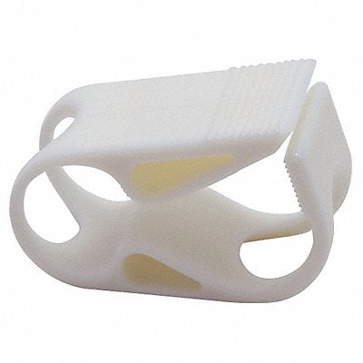 Dynalon Clamp,58.42 mm L,White,PK6 670725