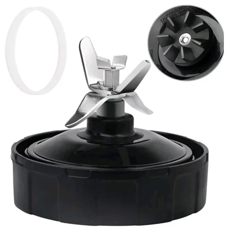 New 7 Fin Replacement Extractor Blade For Many Nutri Ninja Blenders With Gaskets