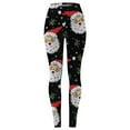 thumbnail image 5 of SNOWSONG Christmas Leggings for Women, Plus Size Leggings Women's Fashion Comfortable Slim Fit Print Casual Pants Leggings Yoga Pants, Womens Leggings, Tummy Control Leggings Black L, 5 of 5