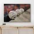 thumbnail image 3 of wall26 Canvas Print Wall Art Row of Signed Baseballs Sports Athletes Photography Realism Contemporary Scenic Urban Multicolor Ultra for Living Room, Bedroom, Office - 12"x18", 3 of 5
