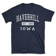 thumbnail image 1 of Haverhill Iowa Classic Established Men's Cotton T-Shirt, 1 of 1