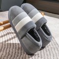 thumbnail image 2 of NOKIO Women's Fuzzy Slippers Warm S𝗅ip-On Slipper Comfy Indoor House Shoes with Non-S𝗅ip Sloe, Winter Closed Back Cotton Slides Plush F𝗅u𝖿𝖿y Home Shoes for Daliy, 2 of 6