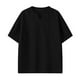 thumbnail image 1 of pstuiky camisetas de hombre, Camiseta de cuello en V versátil de color sólido con movimiento de ocio a la moda para hombre camisas casuales para hombre m, 1 of 3