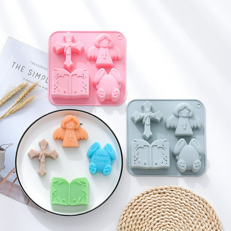 Mini Cross Silicone Mold (4 Cavity)