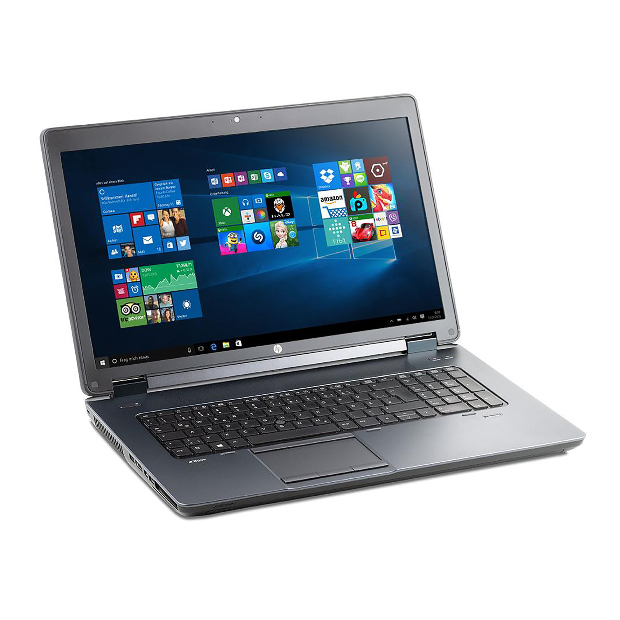 Used - HP ZBook 17 G2, 17.3" FHD Laptop, Intel Core i7-4710MQ @ 2.50 GHz, 16GB DDR4, 250GB HDD, DVD-RW, Bluetooth, Webcam, Win10 Home 64 - image 2 of 4