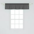 thumbnail image 2 of Ambesonne Dark Grey Window Valance, Triangles Modern, 42" x 12", Grey Black, 2 of 3