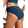 thumbnail image 2 of Bombacha de Bikini CRZ YOGA Cintura Media con Fruncido y Lazos Laterales Azul M, 2 of 3
