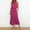 Hotpink, variant on Daolelai Women's Solid Color Casual Daily Dress Party Skirt