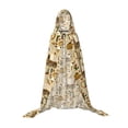 thumbnail image 7 of Honeii Wild West Cowboy Print Poncho Cape, Cloak Coat, Snuggly Hooded Wearable Blanket, Hooded Cape For Teenagers,Halloween Costumes-Small, 7 of 7