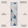 thumbnail image 4 of JONATHAN Y AMALFI COAST 2 x 8 Runner Rug, Minori Floral - Blue/Gray, AMC109A-28, 4 of 9